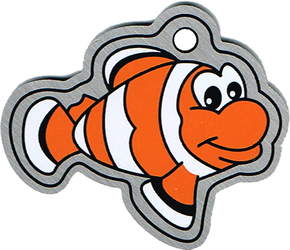 Cachekinz Trackable Clown Fish Geocaching Travel Tag - Cache Advance Clownfish Cachekinz Trackable Geocaching (1005x1005), Png Download