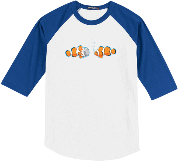 Clownfish Raglan Baseball T-shirt - Alzheimer Awareness Alzheimer's Shirt Design (600x600), Png Download