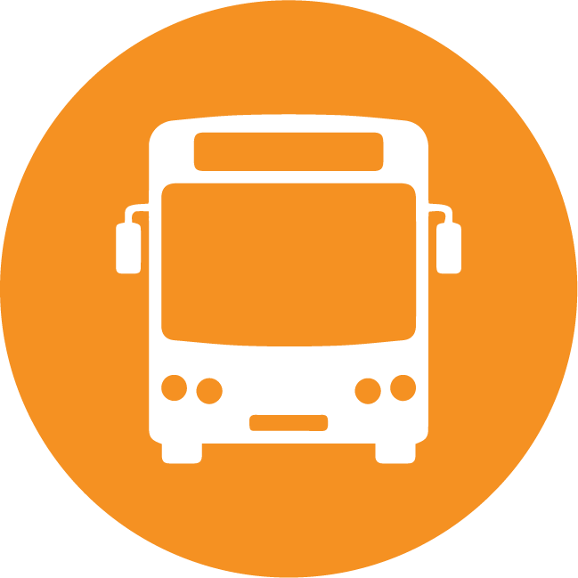Travel By Bus - Bus Logo Png (649x649), Png Download