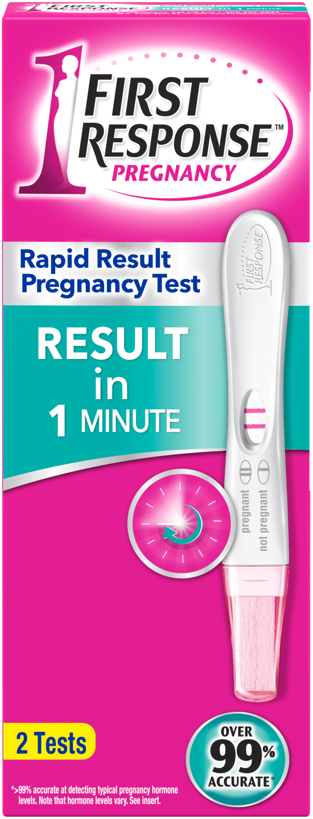 Rapid Result Pregnancy Test - First Response Test And Confirm (1300x3000), Png Download