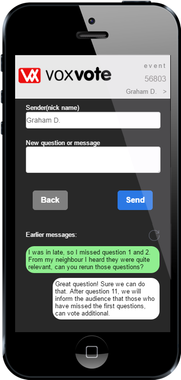 Preview Of The New Question And Answer Module - Mobile App (424x802), Png Download