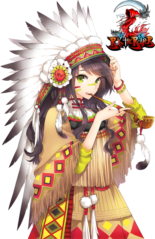 1 - Anime Indian Girl (518x797), Png Download