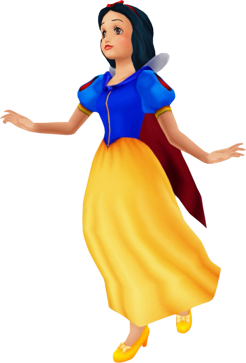 Disney Princess Images Princesses In Kingdom Hearts - Disney Kingdom Hearts Snow White (493x727), Png Download
