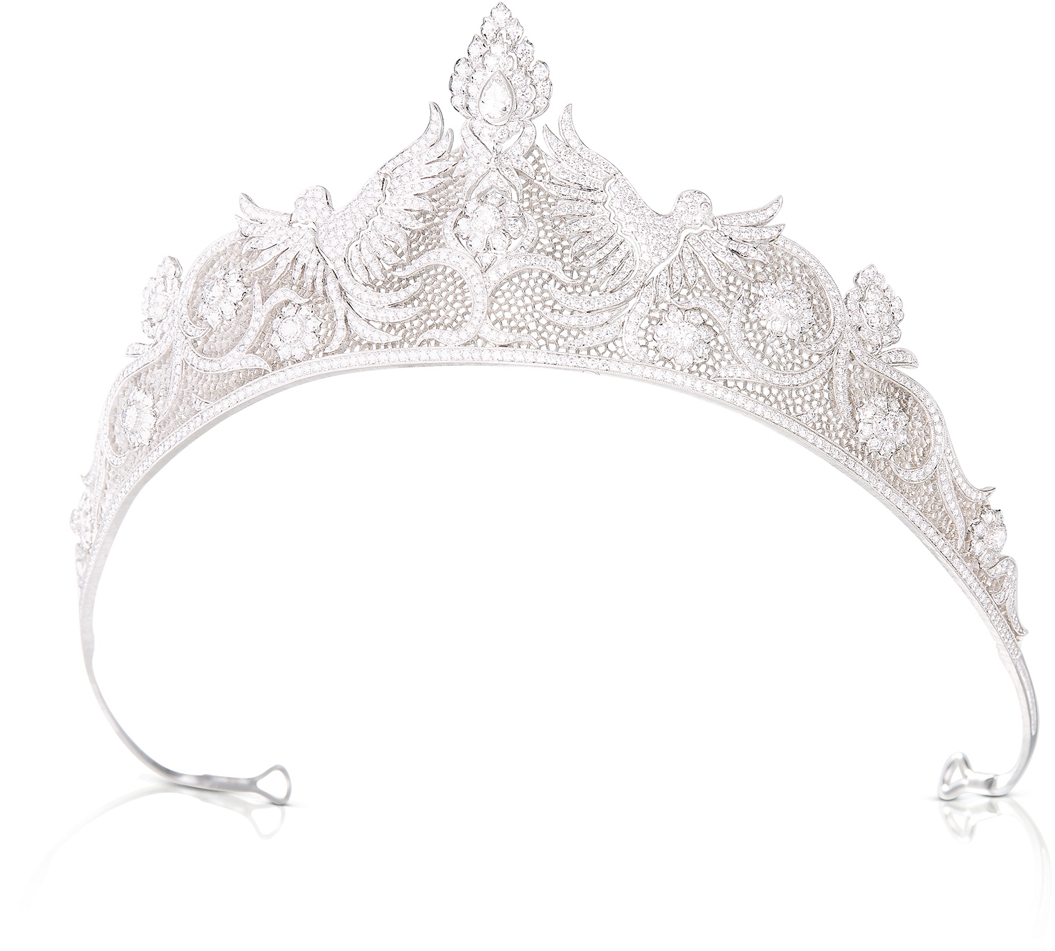 Buccellati - Tiara - Grand Tiara - High Jewelry - Headpiece (1800x1800), Png Download