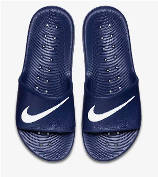 Nike Kawa Chanclas - Nike Kawa Shower Sandals - Midnight Navy (800x800), Png Download