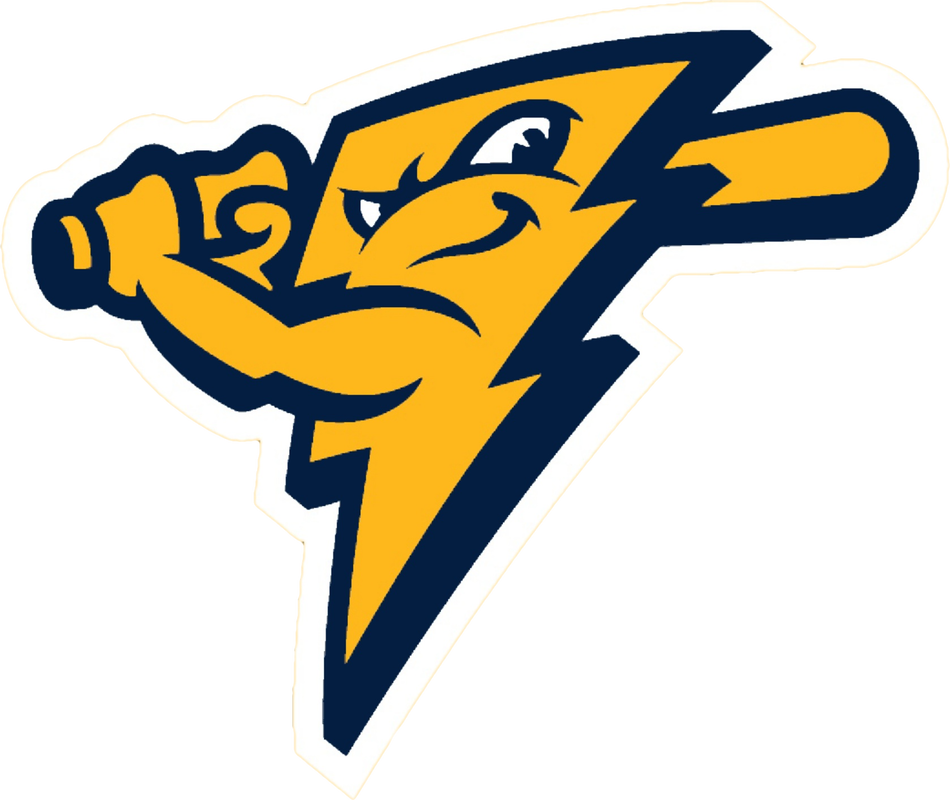 Gateway Growlers "gateway" Script Raglan - Trenton Thunder Alternate Logo (950x800), Png Download