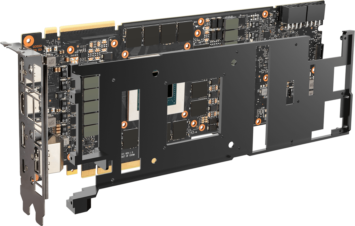 Tough As They Come - Msi Ventus 2080 Pcb (1668x1023), Png Download