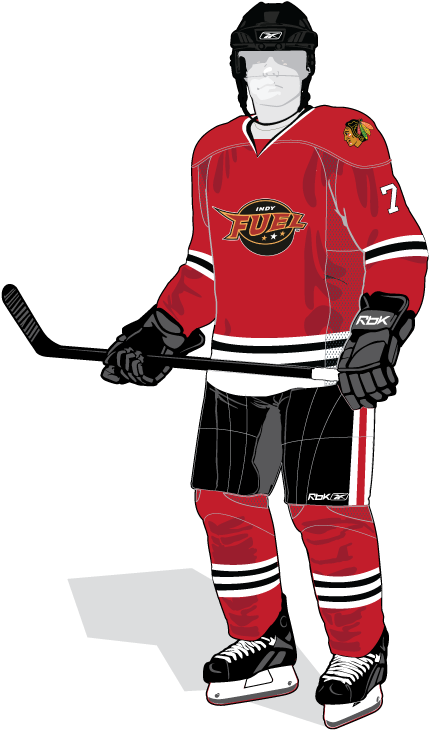 Indianapolis Is No Stranger To Hockey History - Peoria Riverman Jersey Redesing (480x792), Png Download