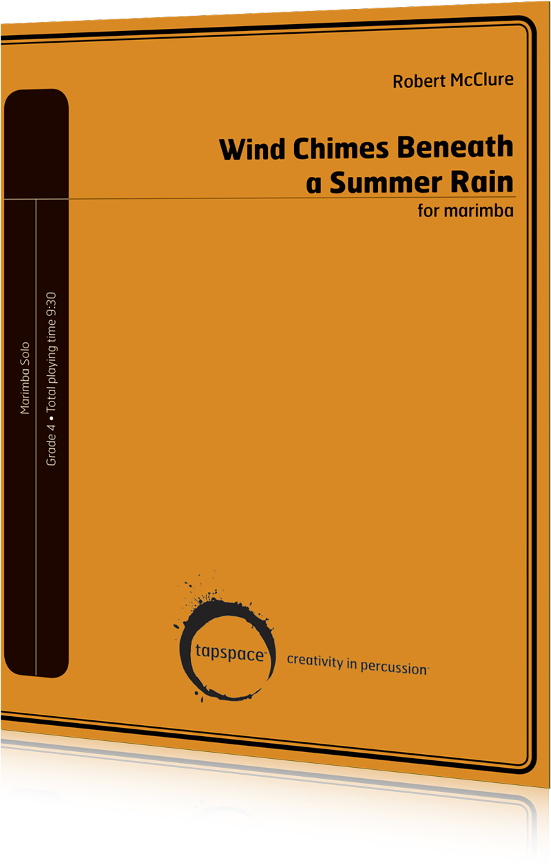 Wind Chimes Beneath A Summer Rain - Wind Chimes Beneath A Summer Rain By Robert Mcclure (800x1259), Png Download