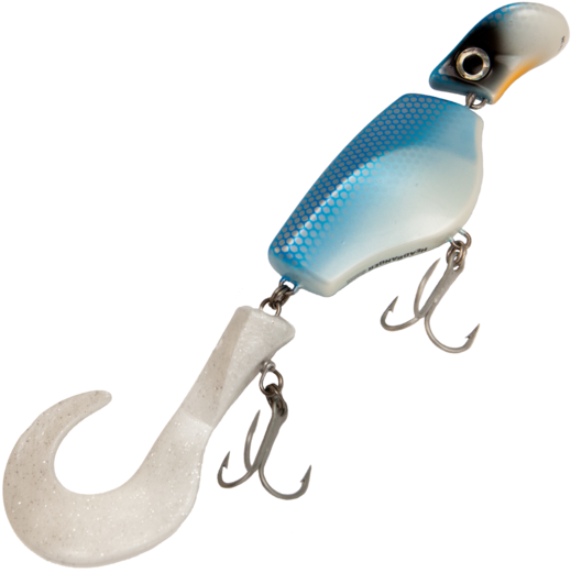 Headbanger Lures - Headbanger Tail Floating | Plug | Blue/silver | 23cm (600x600), Png Download