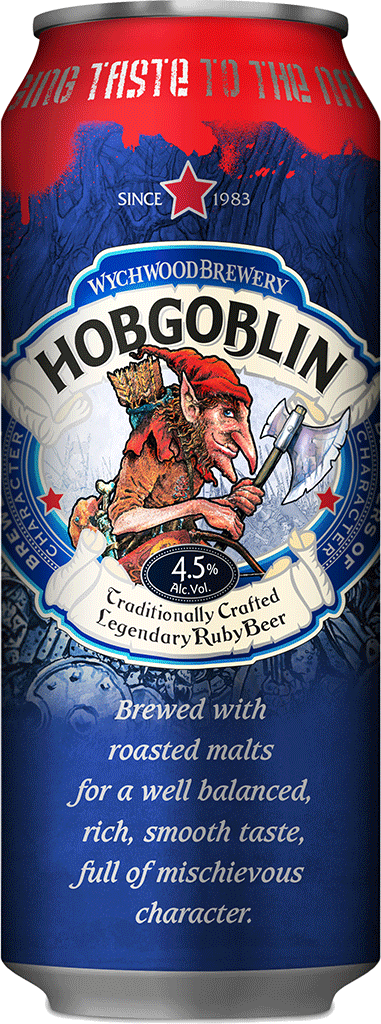 Wychwood Hobgoblin Ale - Wychwood Brewery (381x1024), Png Download