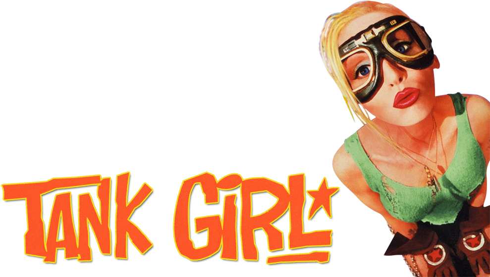 Tank Girl Image - Black And White Tank Girl (1000x562), Png Download