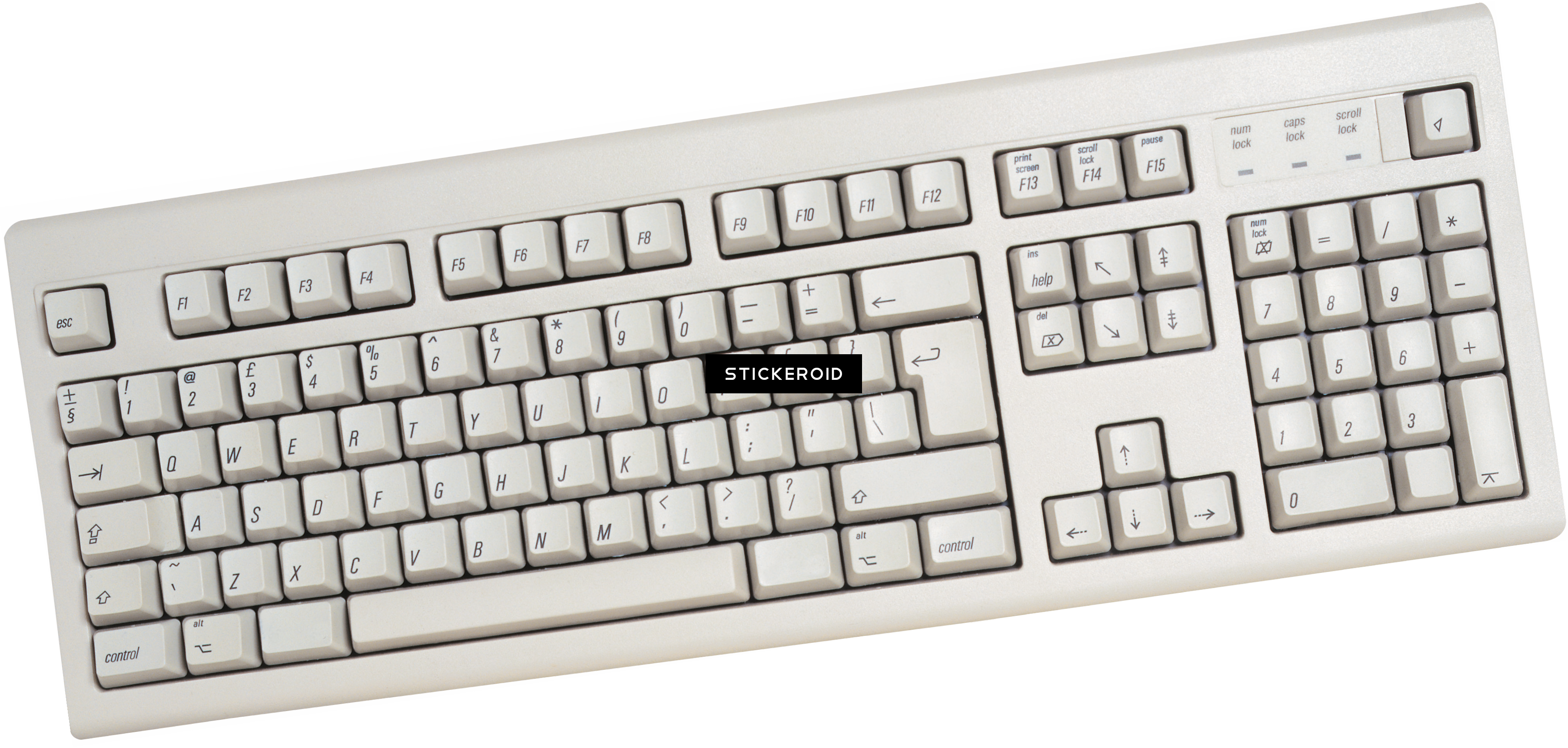 Keyboard - A4 Tech Krs 8572 (3607x1721), Png Download