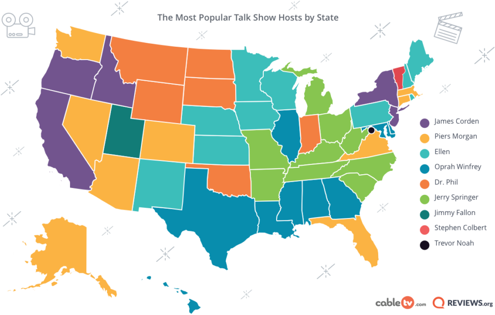 Talk Show Host Map - Biden Vs Trump Electoral Map (1024x670), Png Download