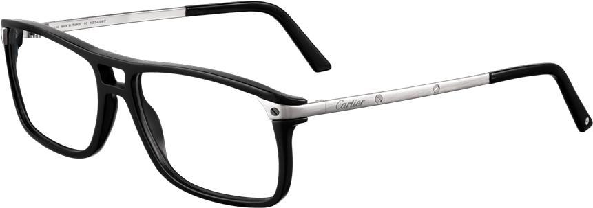 Santos De Cartier Optical Glasses - Latest Men Specs For Men (1000x1000), Png Download