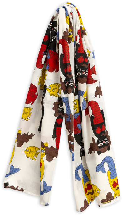 Exclusive Cat Mermaid Sarong (786x786), Png Download