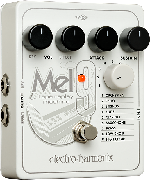 Electro Harmonix Mel9 Tape Replay Machine Pedal - Ehx Mel 9 (538x640), Png Download