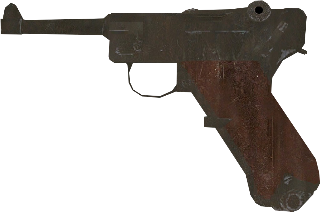 Clipart Luger Call Of Duty - Luger Call Of Duty (1043x710), Png Download