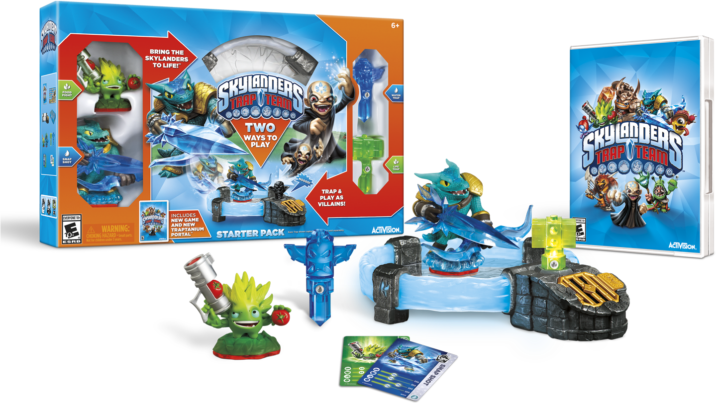 In Skylanders Your Toys Literally Comes To Life Within - Activision Skylanders Trap Team (starter Pack) (1508x943), Png Download
