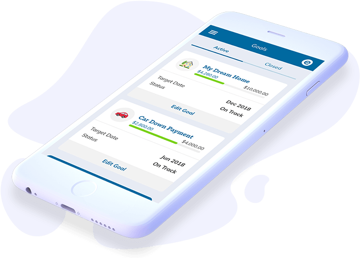 An Iphone Displays The Active Goals Page Of The Evree - Iphone (712x525), Png Download