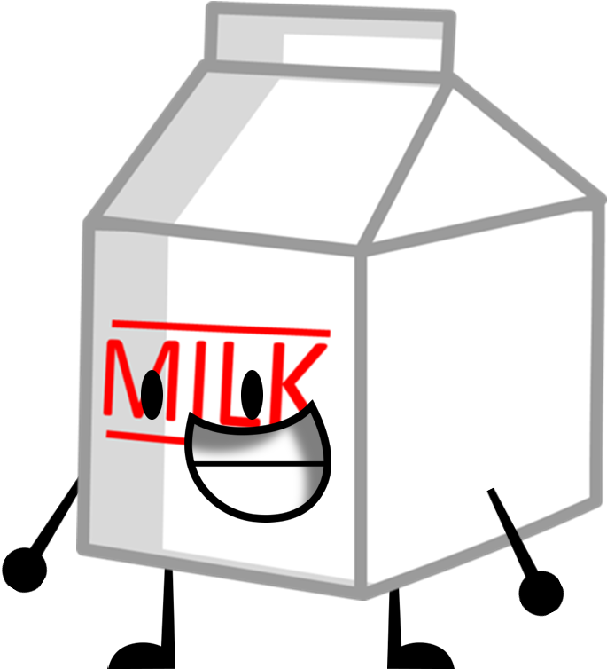 Milk - - Battle For Dream Island Milk (693x753), Png Download
