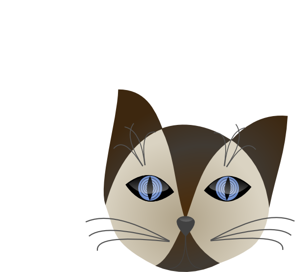 Cat Svg Clip Arts 600 X 553 Px (600x553), Png Download