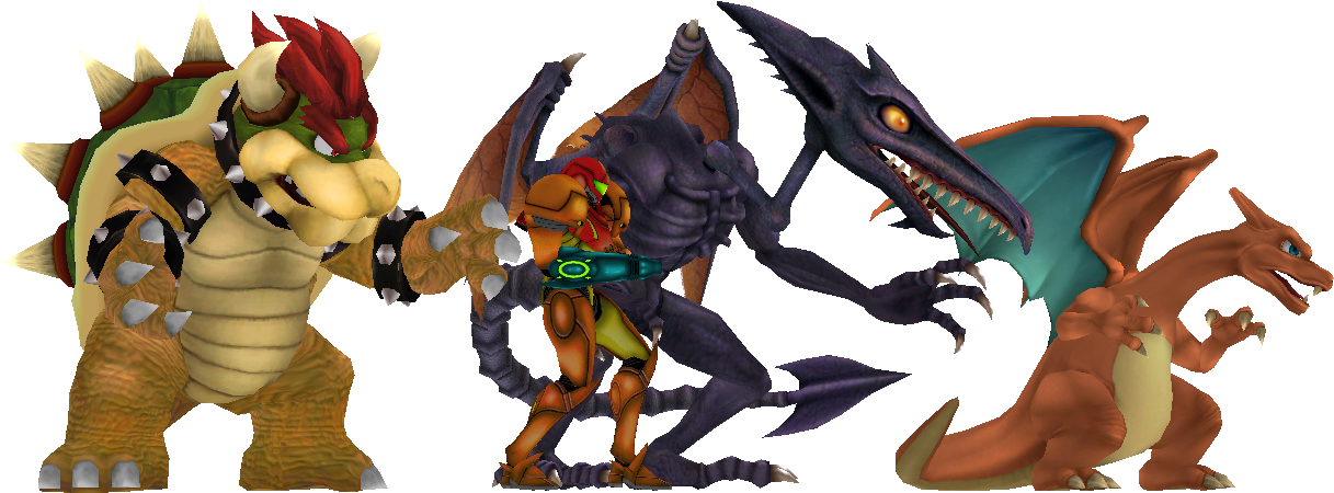 Dryk - Ridley Smash Ultimate Size (1233x469), Png Download