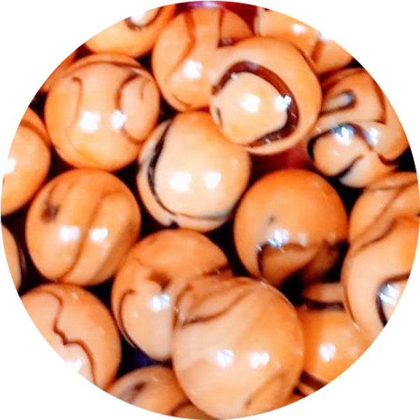 1 Little Marble Jupiter 14 Mm Glass Marbles - Billes En Verre (800x1000), Png Download