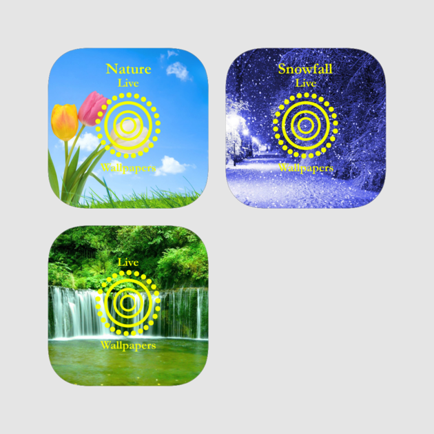 Awesome Live Wallpapers - Shiraito Falls (630x630), Png Download