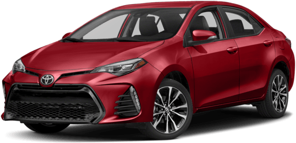2018 Toyota Corolla - 2018 Toyota Corolla Red (640x402), Png Download