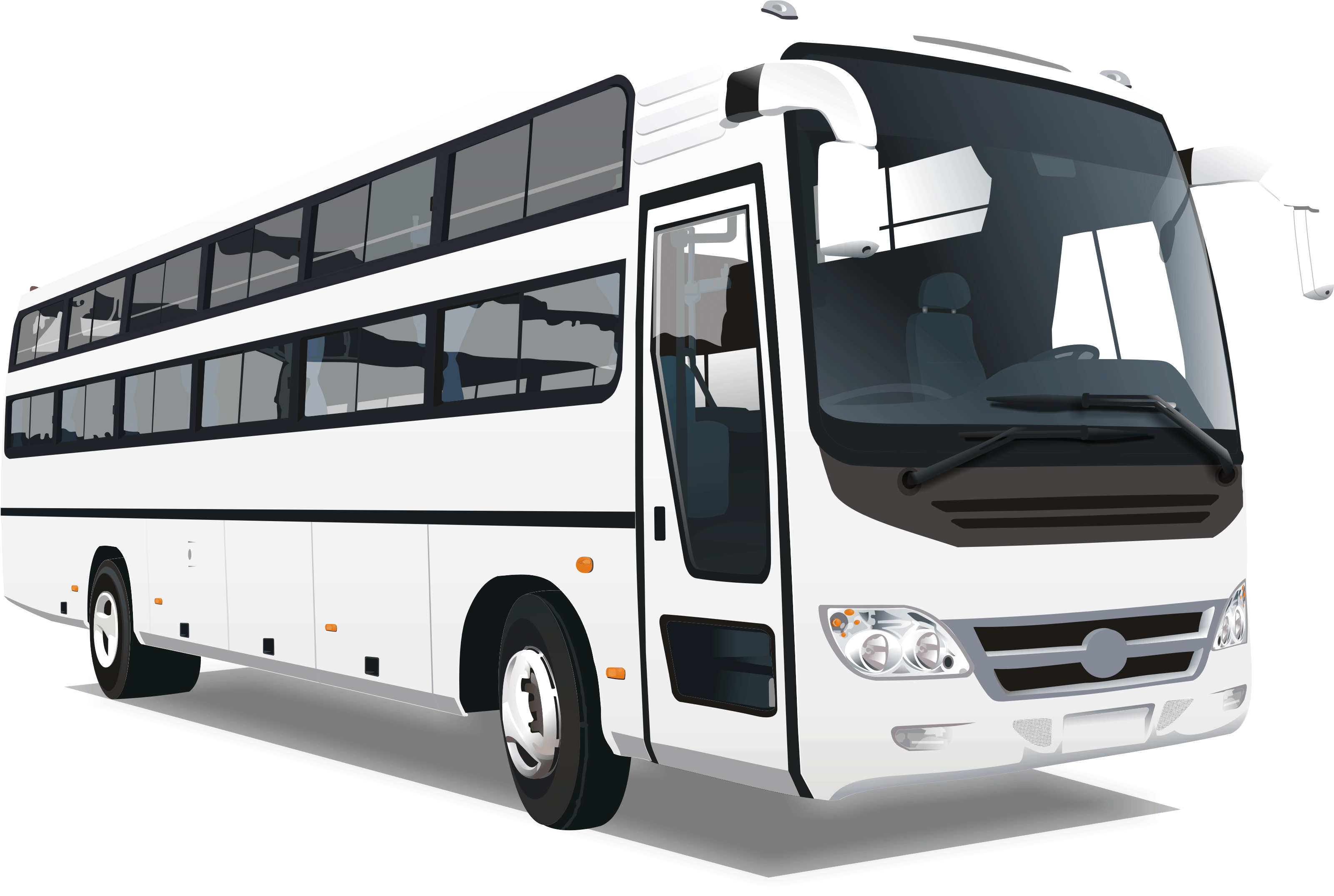 Bus Clipart Toyota - Transparent Background Bus Png (3200x2157), Png Download