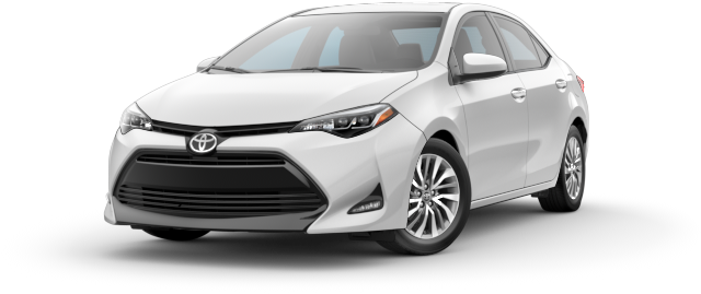 White 2018 Toyota Corolla (750x350), Png Download