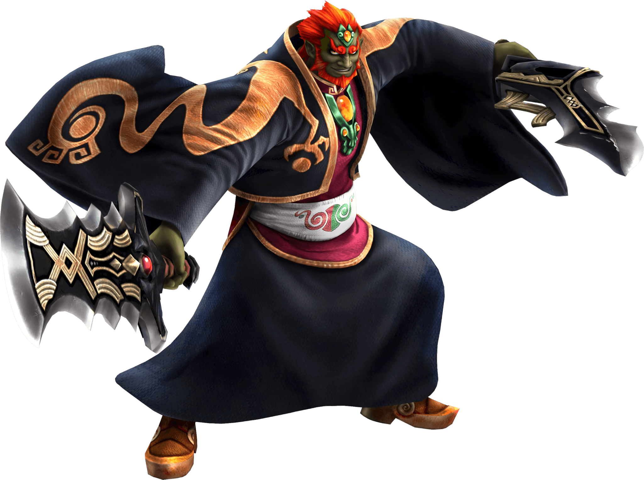 Ganondorf's Weakness To Fishing Poles And Other Zelda - Hyrule Warriors Legends Pack (2048x1527), Png Download