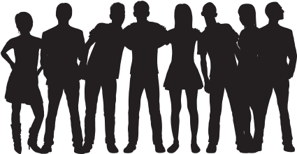 Groupshot - People Linking Arms (432x288), Png Download