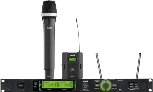 Akg Dms800 Reference Digital Wireless Microphone System - Wireless Microphones (523x600), Png Download