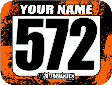Race Numbers With Name Splash O'color Design - Illustration (400x400), Png Download
