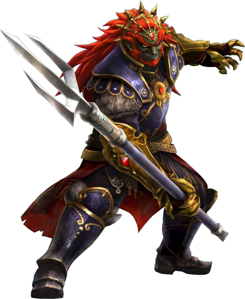 Mike On Twitter - Hyrule Warriors Ganondorf Trident (984x1200), Png Download