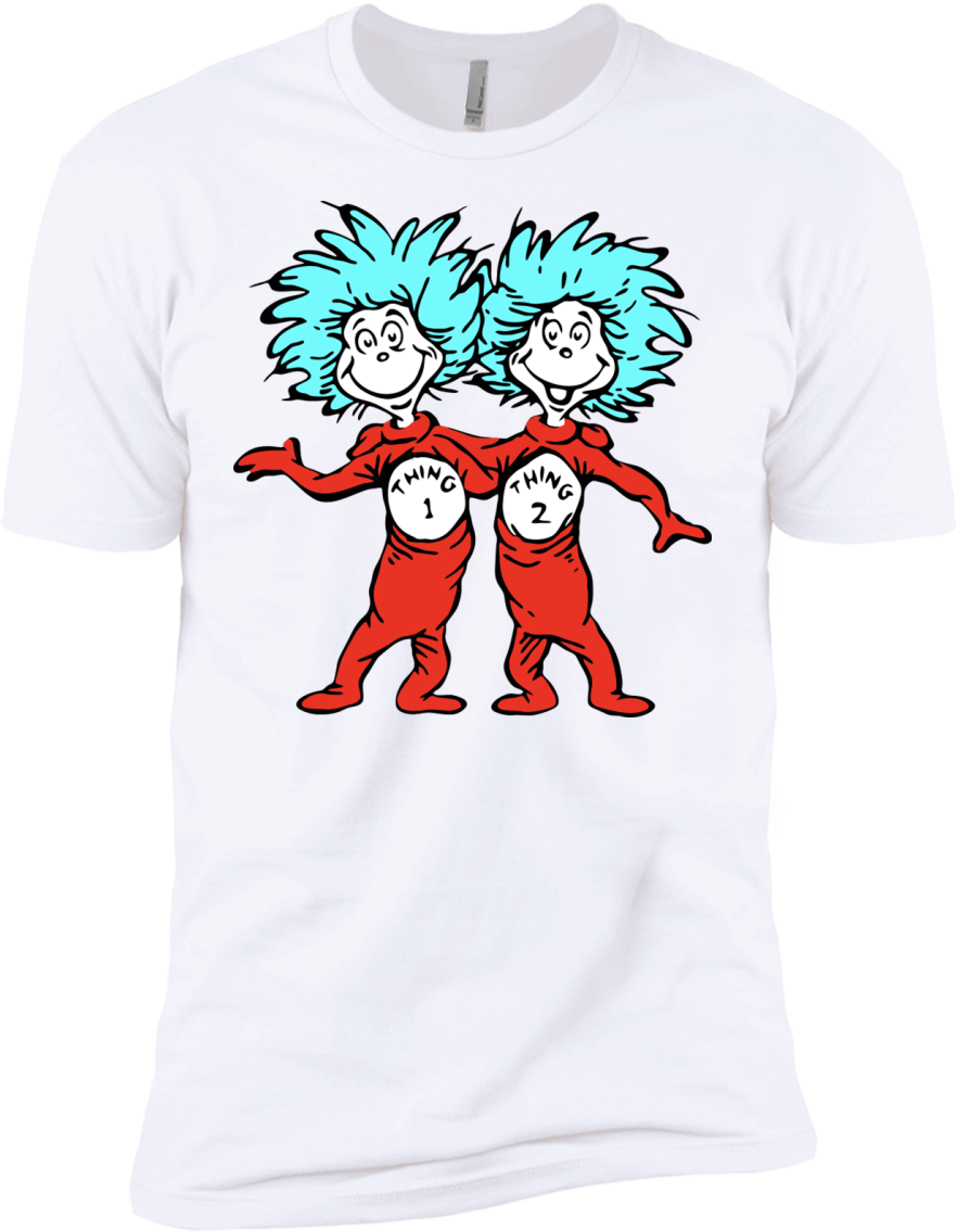 Thing 1 And Thing 2 T-shirt - Arrow Rhodes And Zeppelin (1155x1155), Png Download