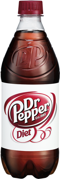Diet Dr Pepper Bottle (600x600), Png Download