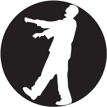 Zombie Gobo - Silhouette (400x400), Png Download