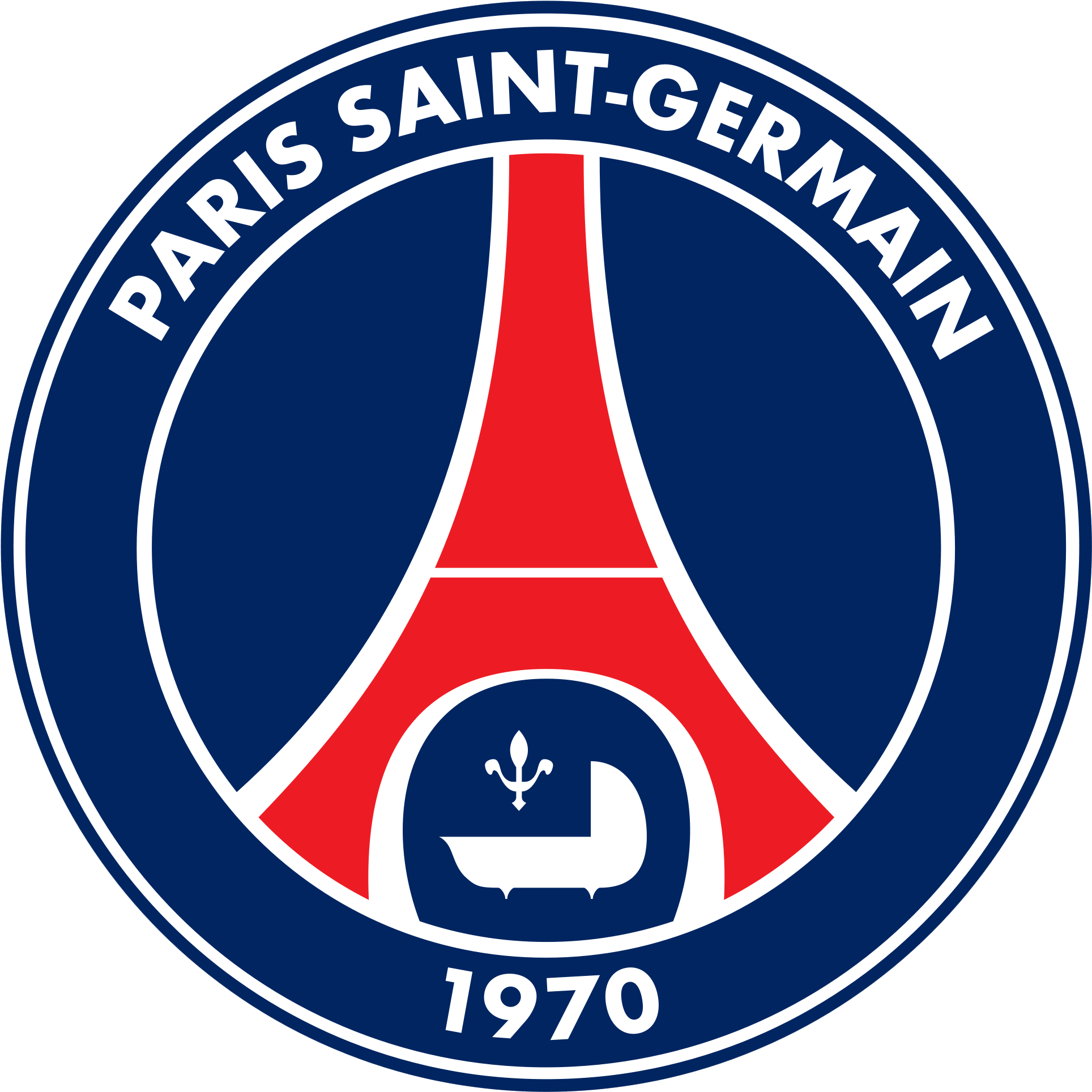 Flat Logo, Png Format, Saint Germain, Paris Saint, - Parc Des Princes (2000x2000), Png Download