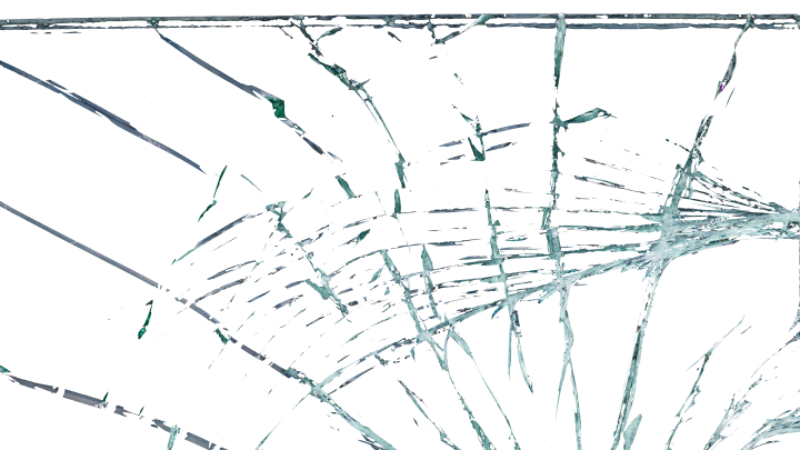 Broken Glass - Stock Photography (720x405), Png Download