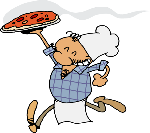 Pizza Maker Clip Art (497x440), Png Download