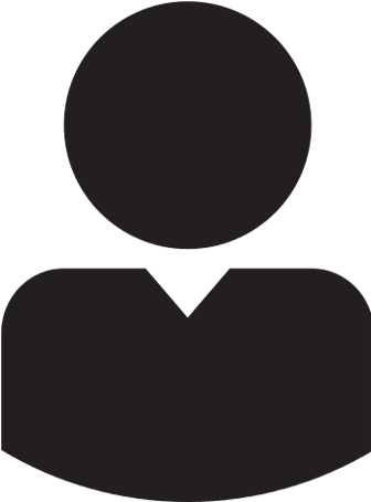 Person-icon - Black Avatar Png (345x467), Png Download