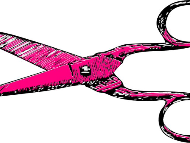 Scissors Drawing (640x480), Png Download