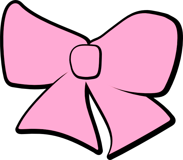 Hair Bow - Laço Rosa Vetor Png (600x524), Png Download