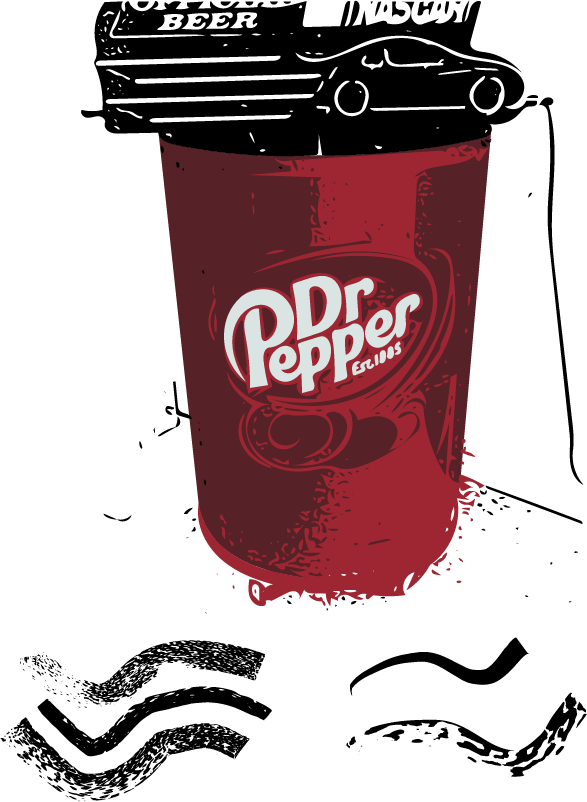 Dr Pepper (587x802), Png Download