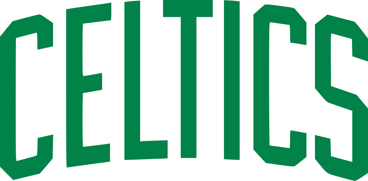 Boston Celtics Text Logo (1200x590), Png Download