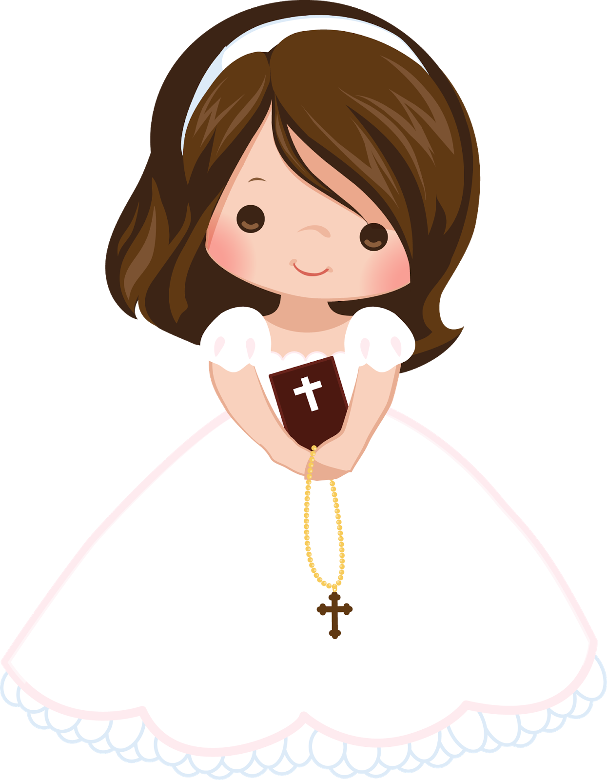 Related Wallpapers - First Communion Girl Invitation (1245x1600), Png Download