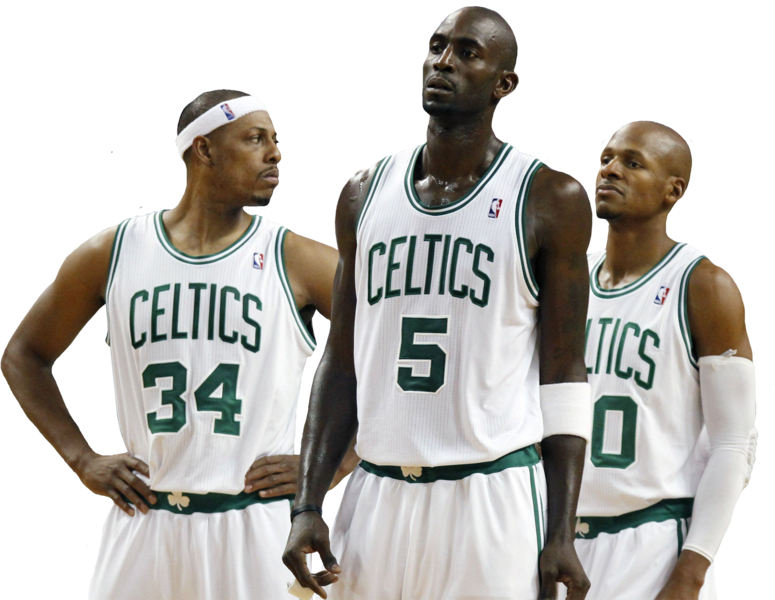 Share This Image - Celtics Big 3 2008 (775x600), Png Download